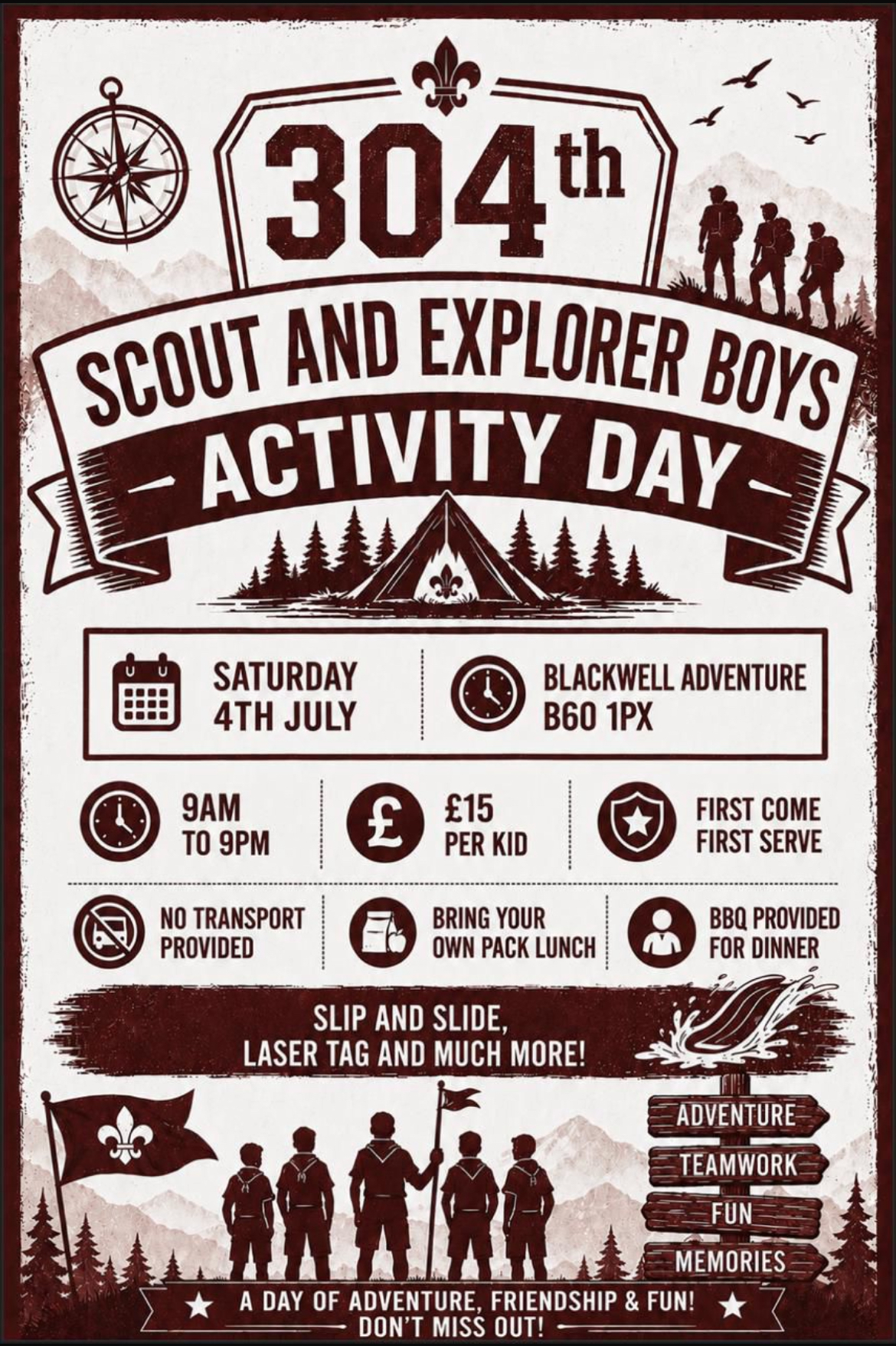 Scout & Explorer Activity Day